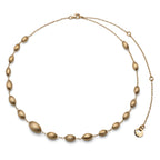 Collana Unoaerre Boule Argento 925 Dorato Satinato