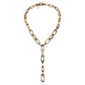 Collana Unoaerre a Y Dorata con Zirconi - packshot ufficiale