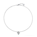 Collana Unoaerre Luxury Croce Pavé Argento 925