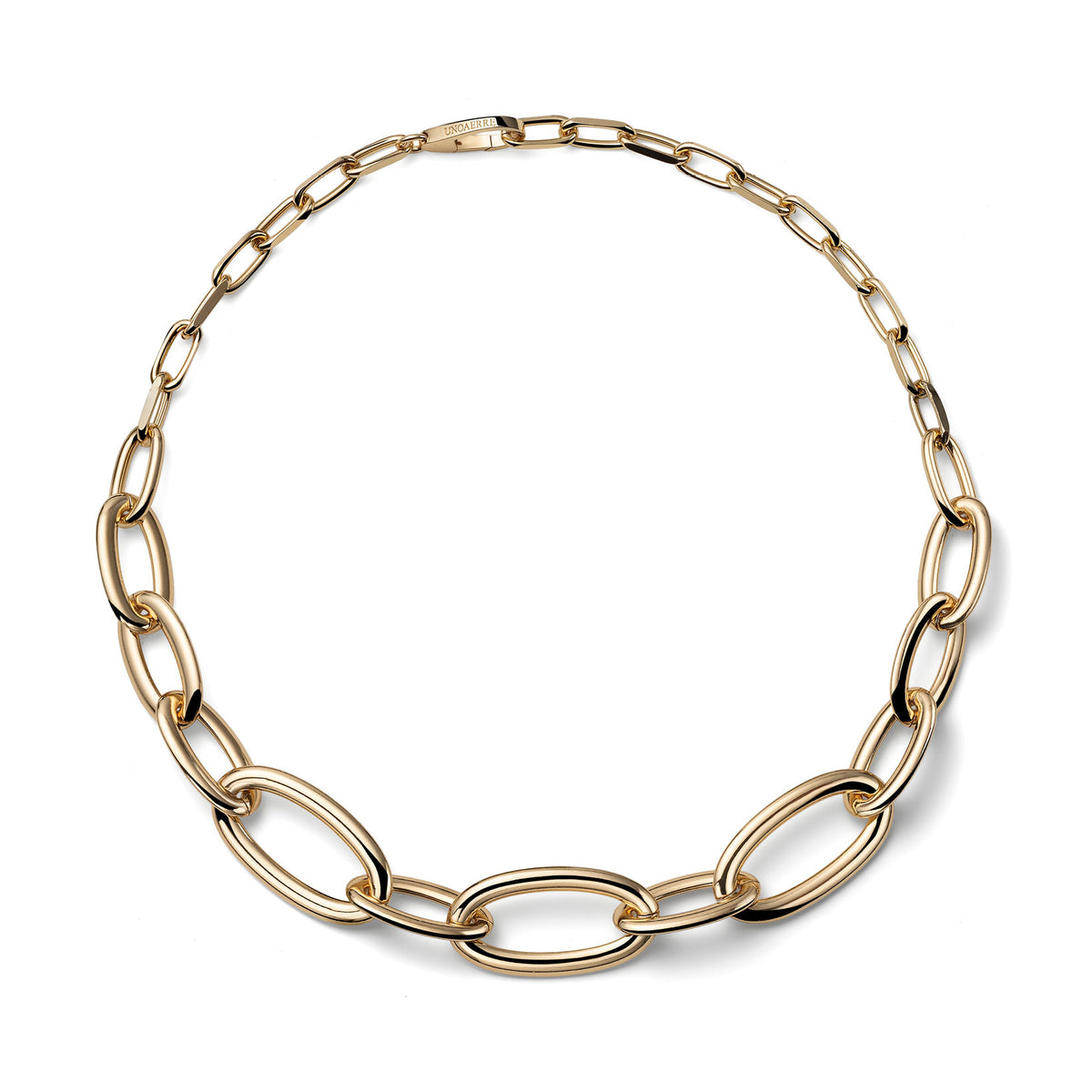 Collana Unoaerre Catena Ovale Dorata