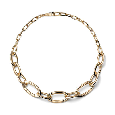Collana Unoaerre Catena Ovale Dorata