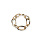 Bracciale Unoaerre Catena Ovale Maxi Dorata