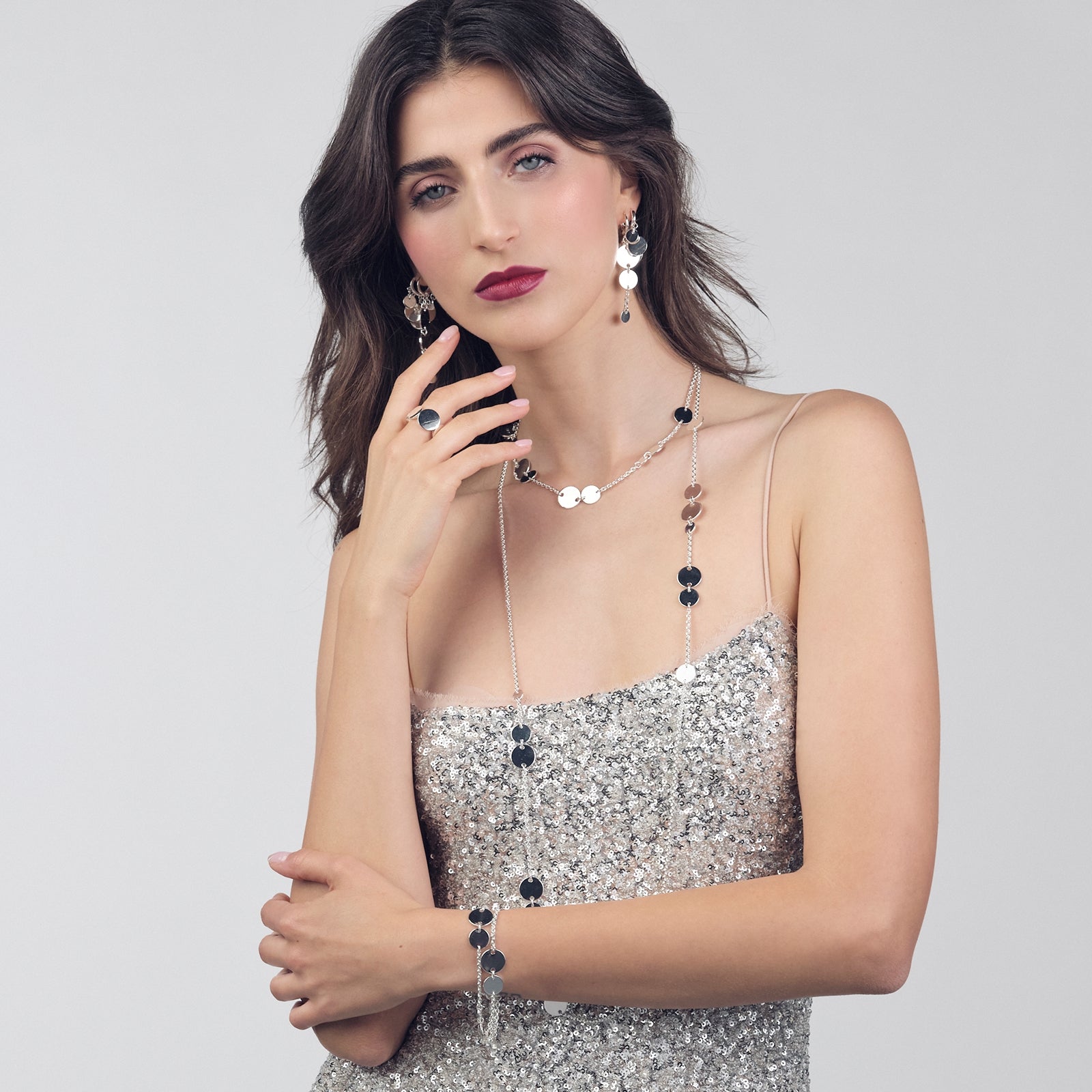 Collana Unoaerre Dinamica con Medaglioni - vista 2