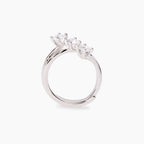 Anello Mabina Trilogy in Lega di Bronzo e Argento con Zirconi Bianchi - vista 2