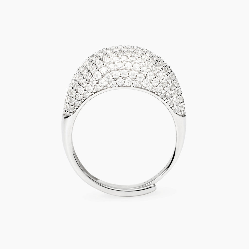 Anello Chevalier Mabina Nicole in Lega di Bronzo e Argento con Zirconi - vista 2
