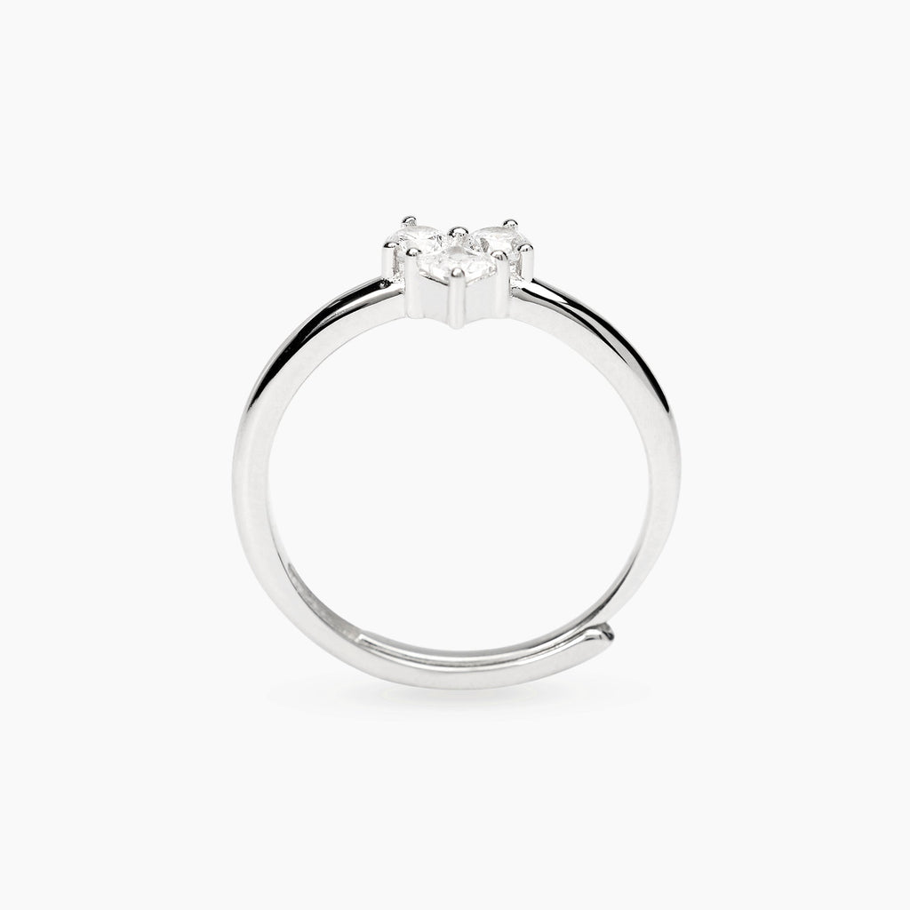 Anello Mabina Primo Amore in Lega di Bronzo e Argento con Zirconi - vista 2