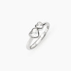 Anello Mabina Siamo Noi in Lega di Bronzo e Argento Rodiata con Zirconi - vista 3