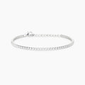 Bracciale Mabina Mini Tennis in Bronzo Rodiato con Zirconi 2,1 mm