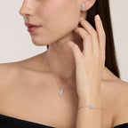 Bracciale Mabina Positive Energy in Lega di Bronzo e Argento Rodiata - vista 4