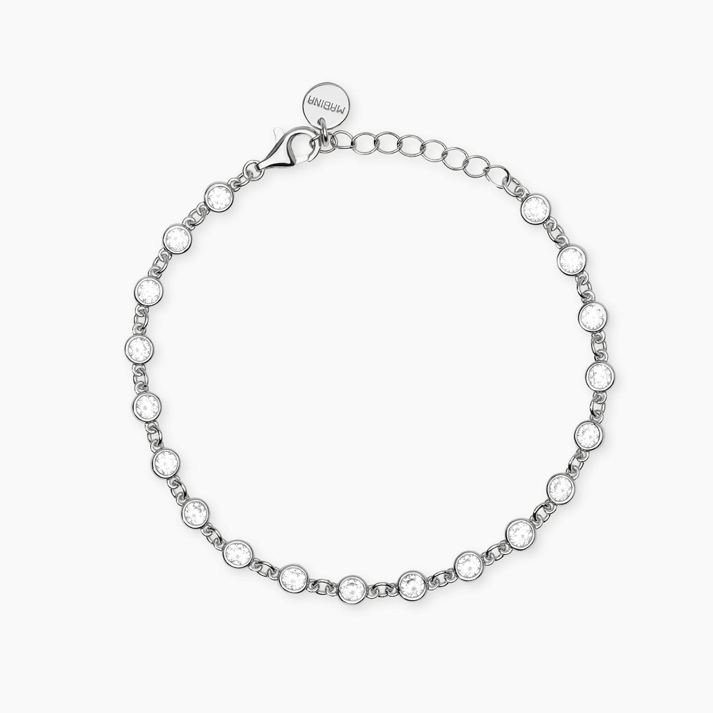 Bracciale Mabina Spotlight in Lega di Bronzo e Argento con Zirconi