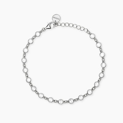 Bracciale Mabina Spotlight in Lega di Bronzo e Argento con Zirconi