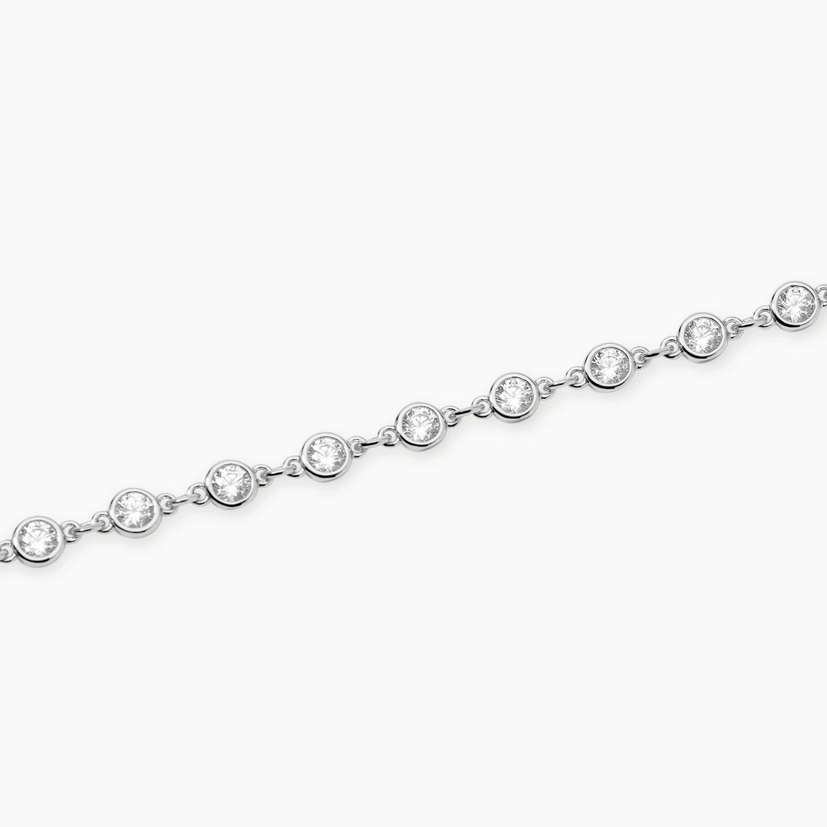 Bracciale Mabina Spotlight in Lega di Bronzo e Argento con Zirconi - vista 2
