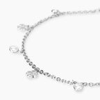 Bracciale Mabina Lucky-Light in Lega di Bronzo e Argento con Quadrifogli - vista 3