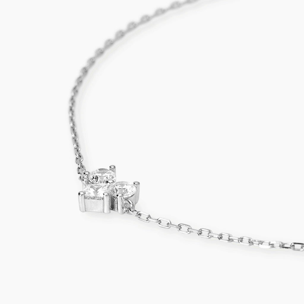 Bracciale Mabina Primo Amore in Lega di Bronzo e Argento con Cuore di Zirconi - vista 3