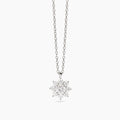 Girocollo Mabina Eden in Lega di Bronzo e Argento con Girasole di Zirconi