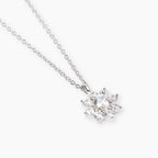 Girocollo Mabina Eden in Lega di Bronzo e Argento con Girasole di Zirconi - vista 2