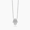 Girocollo Mabina Positive Energy Mano di Fatima in Lega di Bronzo e Argento