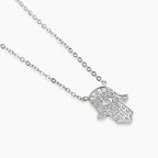 Girocollo Mabina Positive Energy Mano di Fatima in Lega di Bronzo e Argento - vista 2