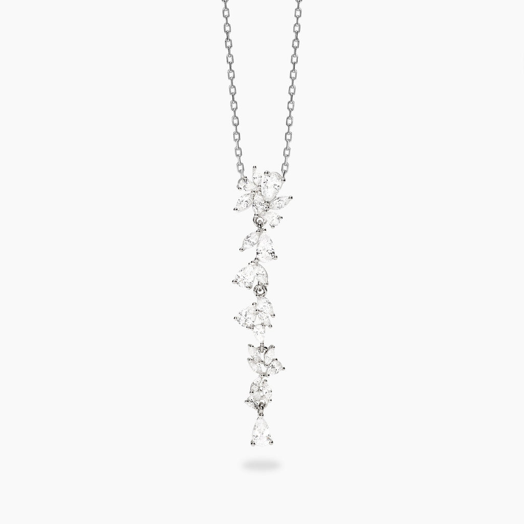 Girocollo Mabina Dolce Vita in Lega di Bronzo e Argento con Pendente di Zirconi