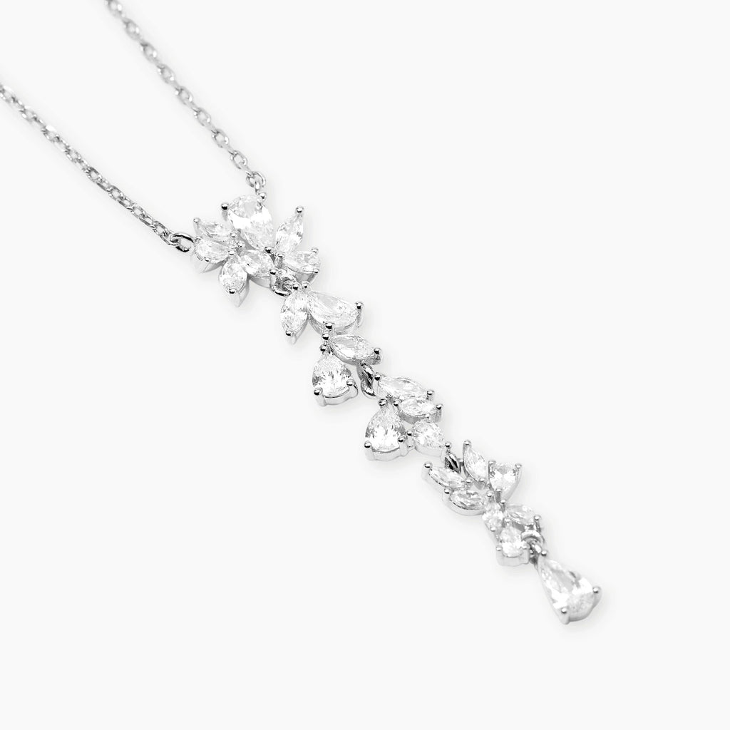 Girocollo Mabina Dolce Vita in Lega di Bronzo e Argento con Pendente di Zirconi - vista 2