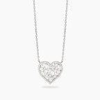 Girocollo Mabina Ti Voglio in Lega di Bronzo e Argento con Cuore di Zirconi