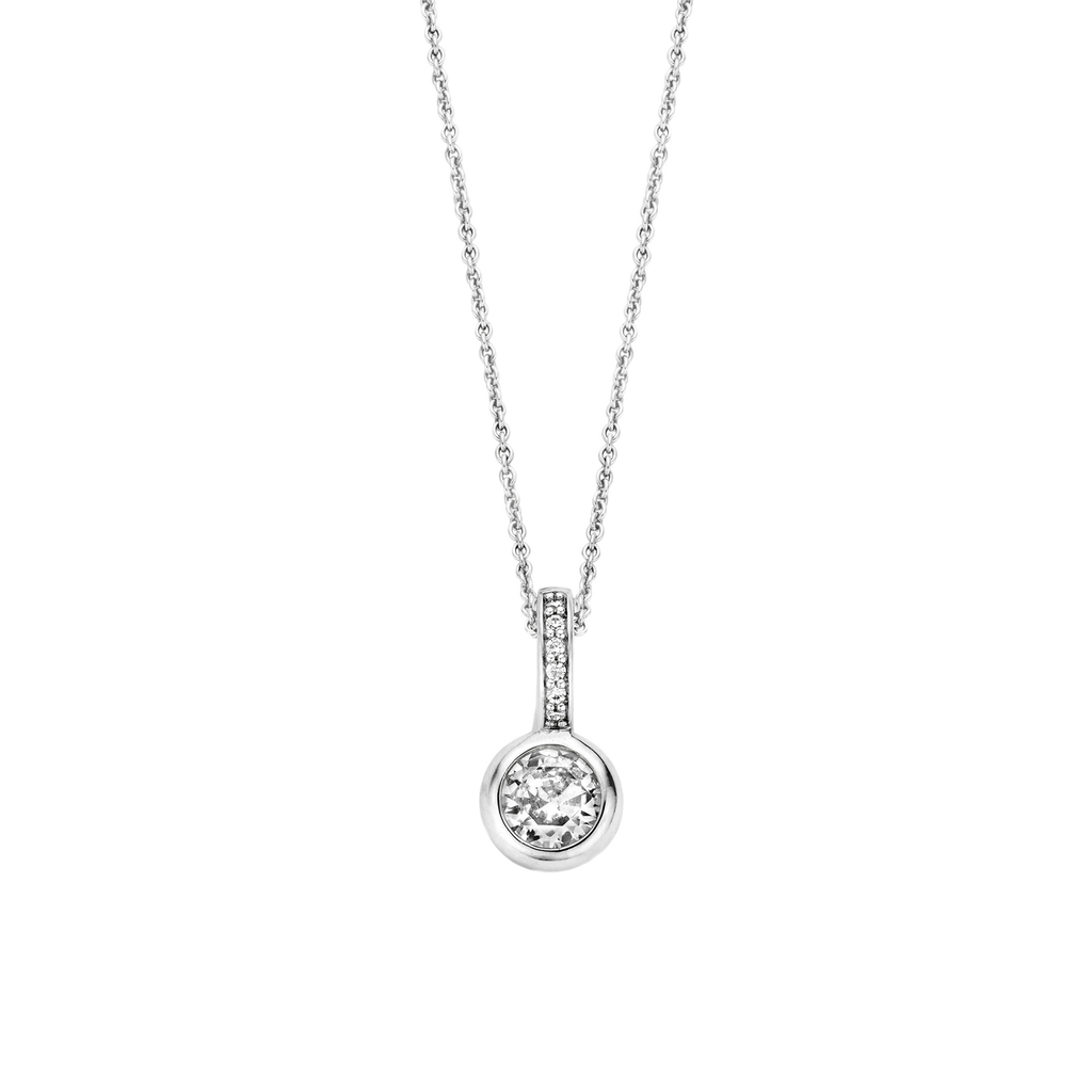Collana Ti Sento Milano con Ciondolo Punto Luce in Argento