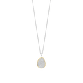 Collana Ti Sento Milano Argento Bicolore con Pendente Pavé