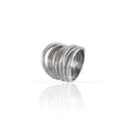 Anello Unoaerre Vortice Argento 925 Fili Intrecciati - packshot ufficiale