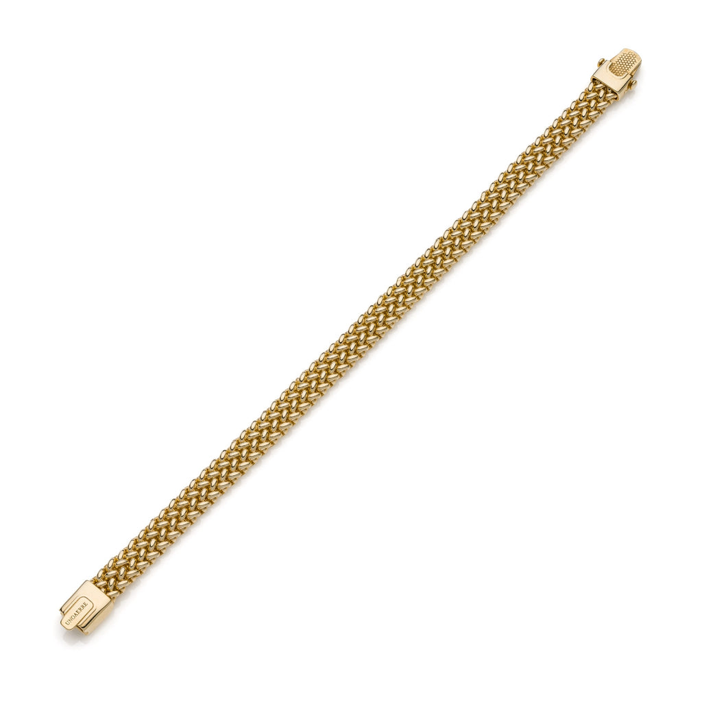 Bracciale Unoaerre Chicco Dorato a Fascia - vista 2