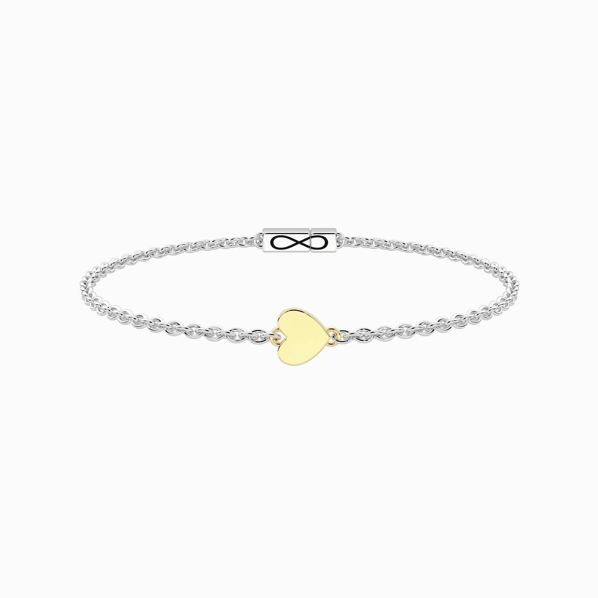 Bracciale Kidult Cuore Oro 9kt