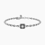 Bracciale Uomo Kidult Acciaio con Rosa dei Venti