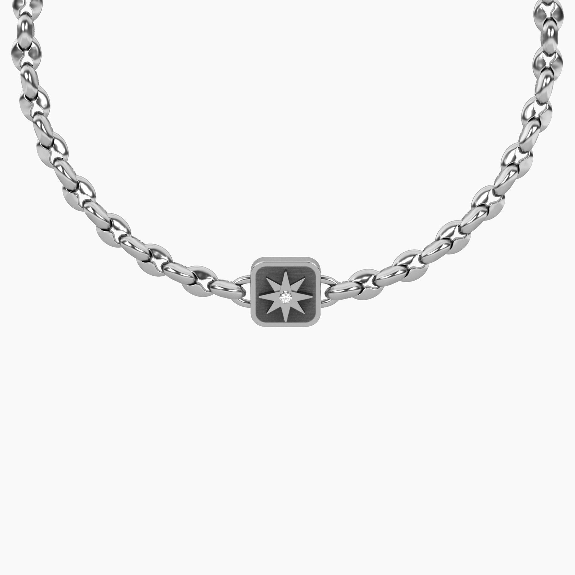 Bracciale Uomo Kidult Acciaio con Rosa dei Venti