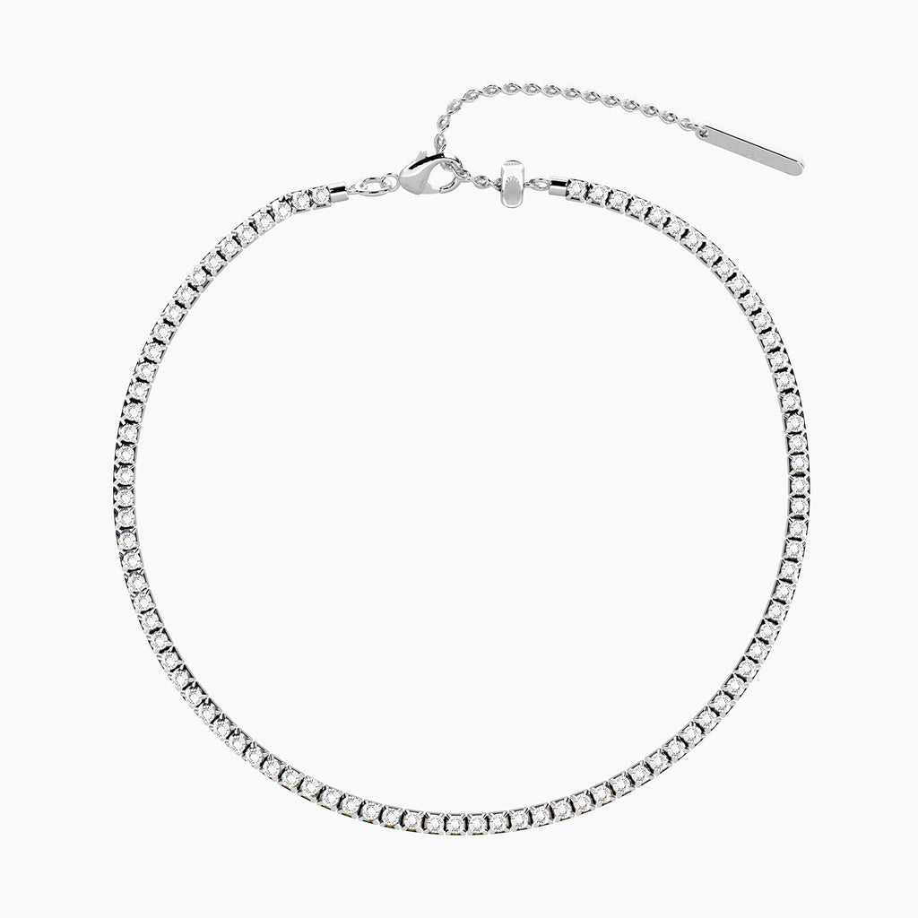 Cavigliera Kidult By You Tennis in Acciaio con Cristalli
