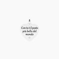 Charm Kidult By You Cuore con Frase e Cristallo