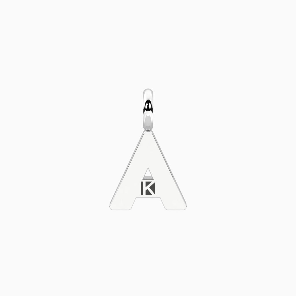 Charm Kidult By You Lettera A in Acciaio con Cristalli - vista 2