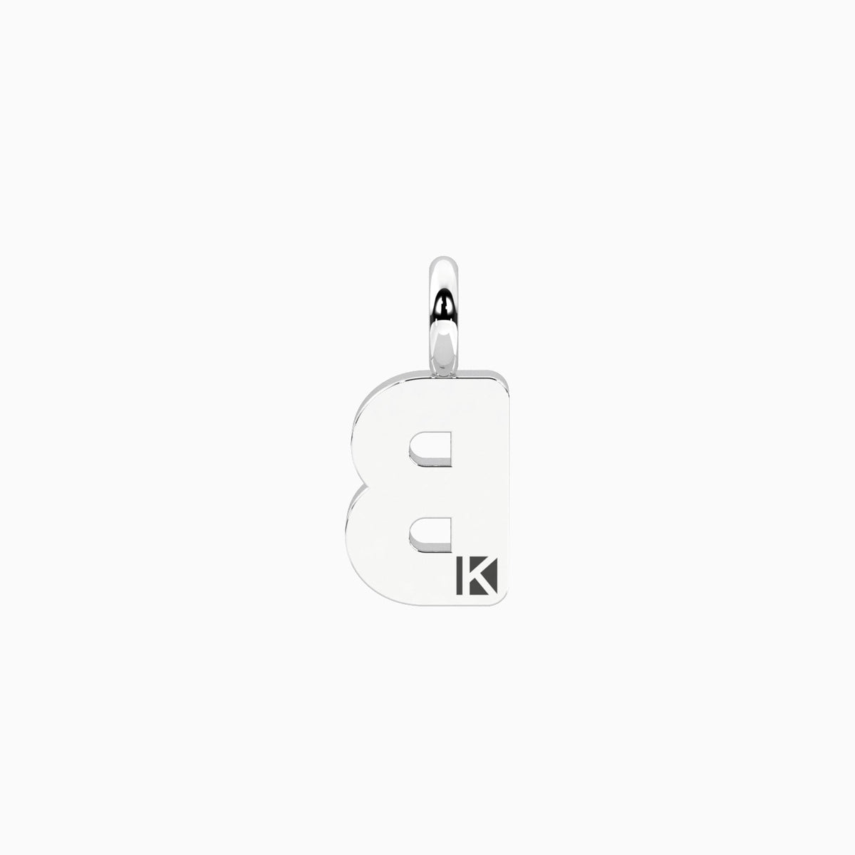 Charm Kidult By You Lettera B in Acciaio con Cristalli - vista 2
