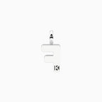 Charm Kidult By You Lettera F in Acciaio con Cristalli