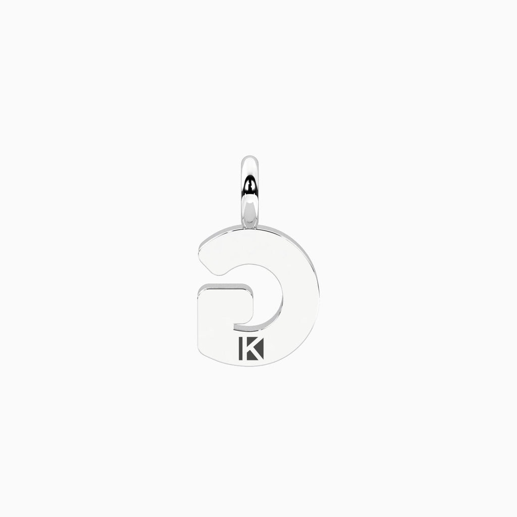 Charm Kidult By You Lettera G in Acciaio con Cristalli