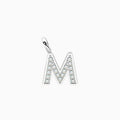 Charm Kidult By You Lettera M in Acciaio con Cristalli