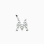 Charm Kidult By You Lettera M in Acciaio con Cristalli