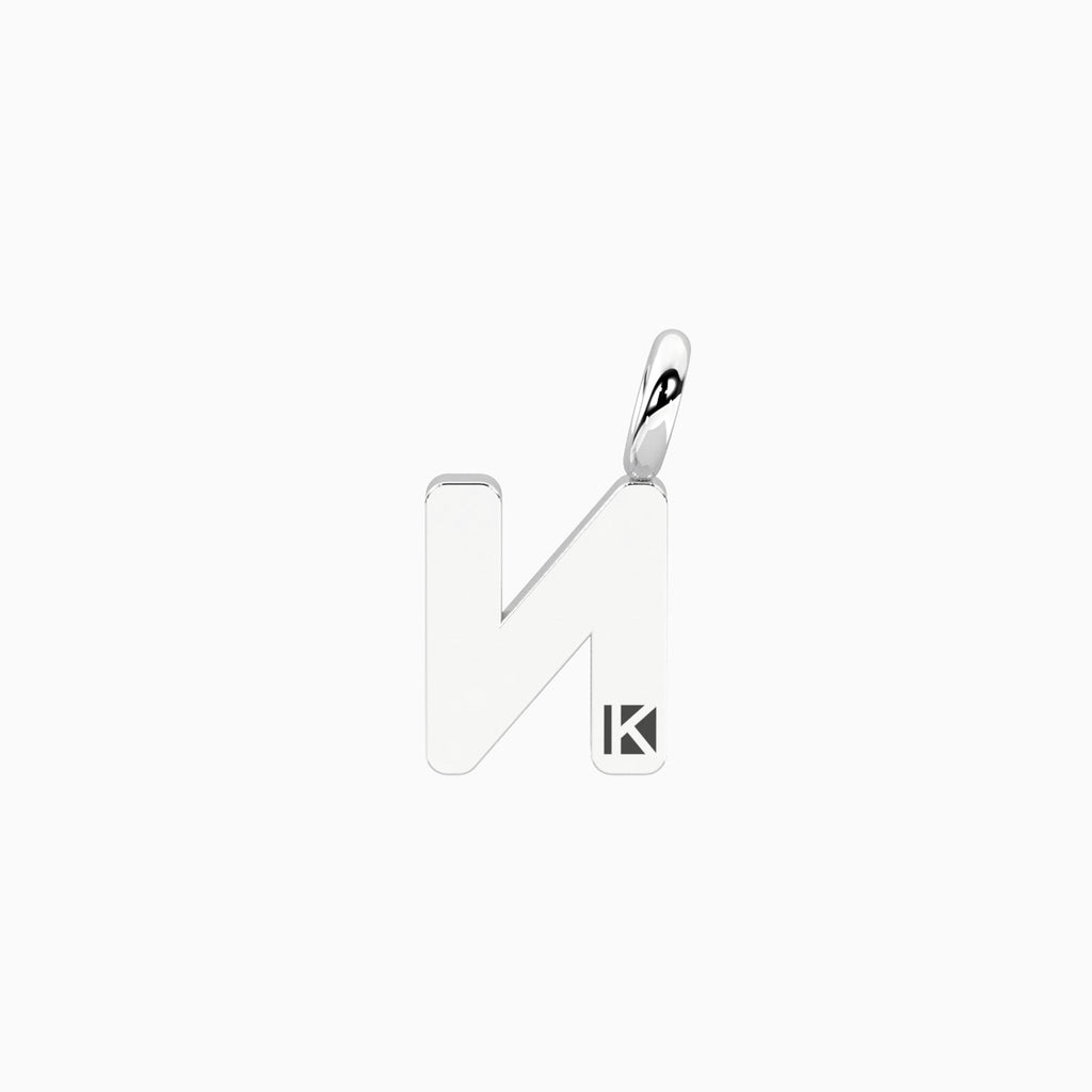 Charm Kidult By You Lettera N in Acciaio con Cristalli - vista 2