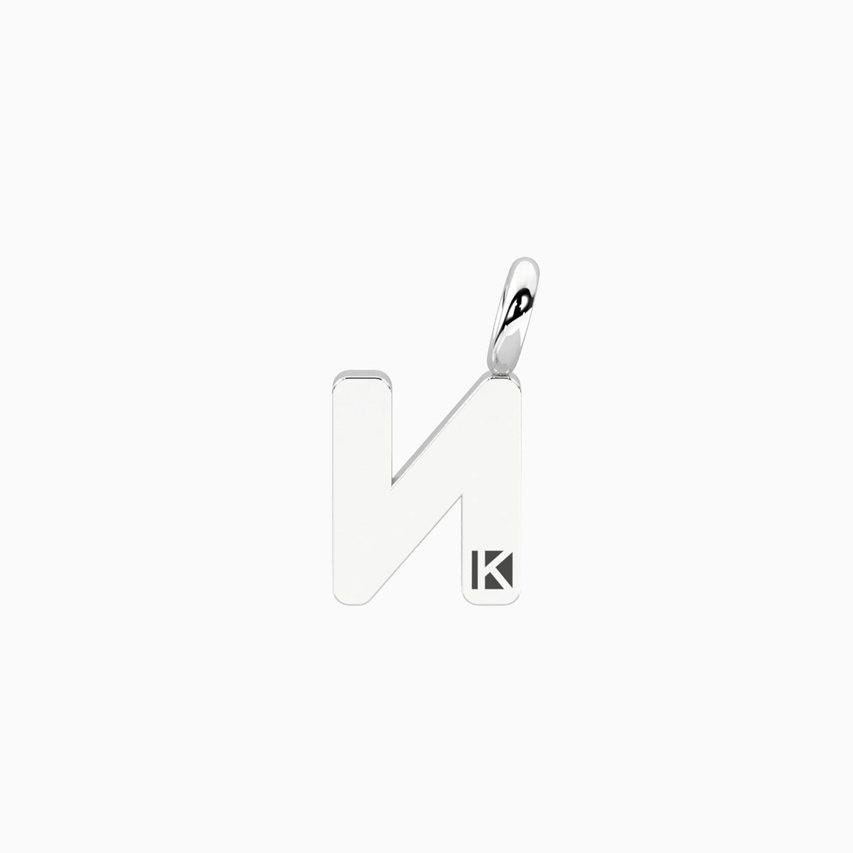Charm Kidult By You Lettera N in Acciaio con Cristalli - vista 2