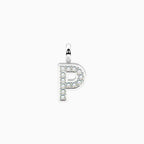 Charm Kidult By You Lettera P in Acciaio con Cristalli