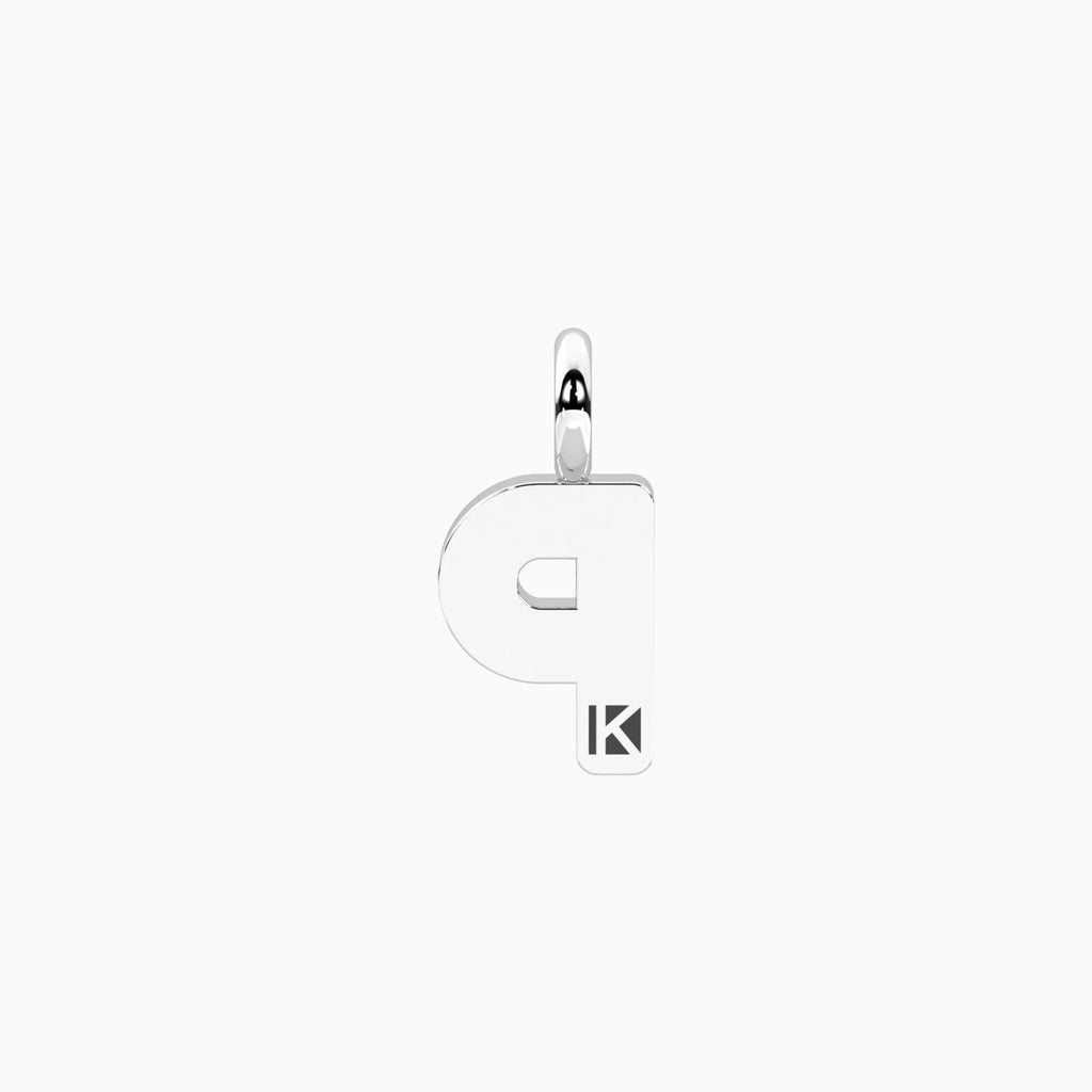 Charm Kidult By You Lettera P in Acciaio con Cristalli