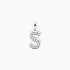 Charm Kidult By You Lettera S in Acciaio con Cristalli