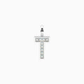 Charm Kidult By You Lettera T in Acciaio con Cristalli