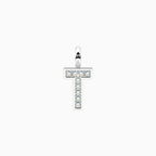 Charm Kidult By You Lettera T in Acciaio con Cristalli