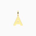 Charm Kidult By You Lettera A in Acciaio Dorato