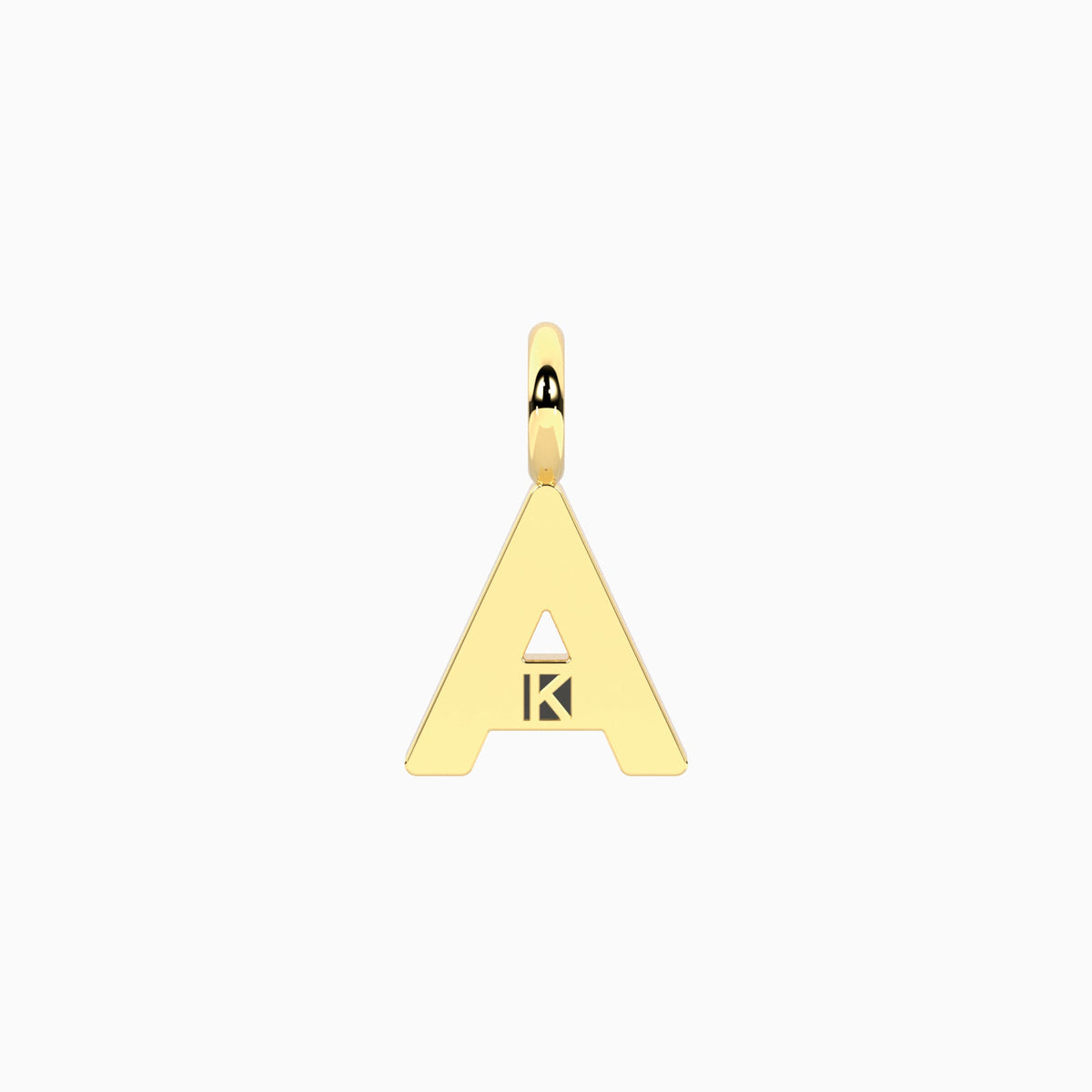 Charm Kidult By You Lettera A in Acciaio Dorato - vista 2