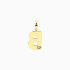 Charm Kidult By You Lettera B in Acciaio Dorato - vista 2